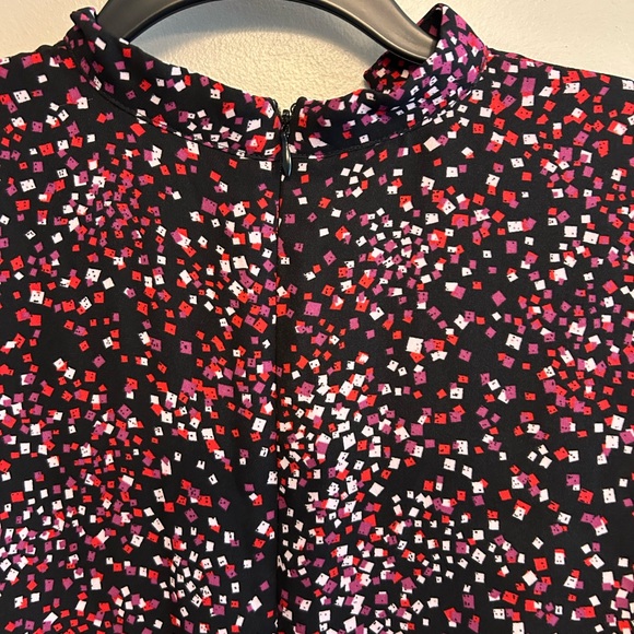 Parker women’s geometric design ruffled dress size XS - Picture 11 of 15